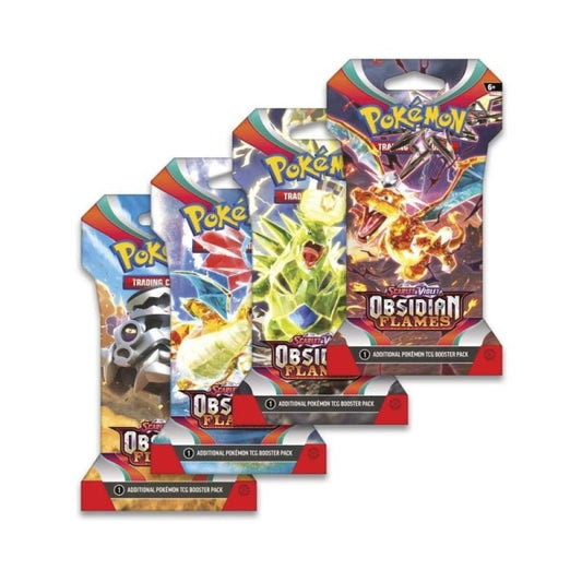 Pokémon OBSIDIAN FLAMES BOOSTER PACK SLEEVED TCG Trading Card Game