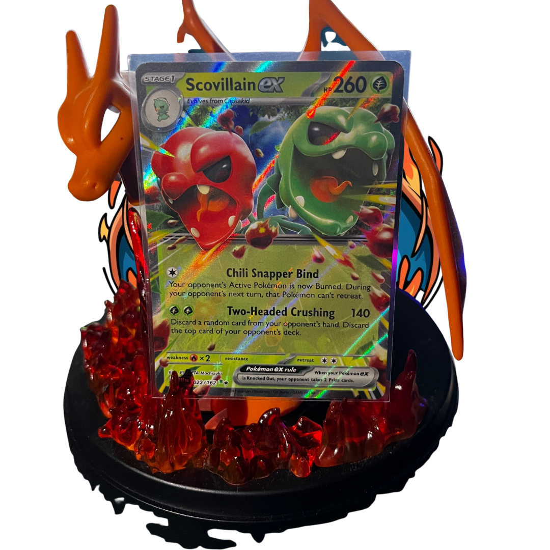 Scovillain ex 022/162 Double Rare Holo Pokemon Temporal Forces NM
