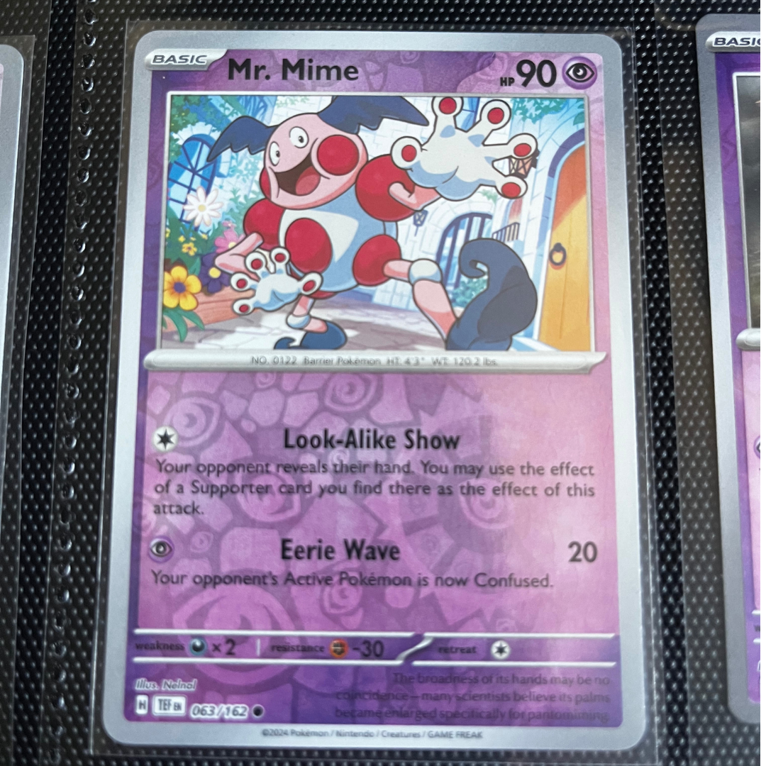 Ribombee 076/162 Reverse Holo Uncommon - Temporal Forces Pokemon - Near Mint NM