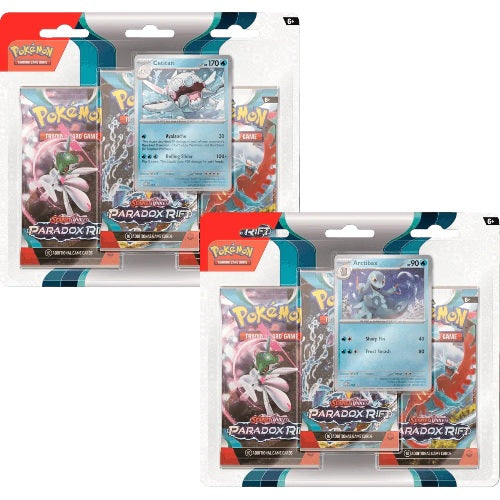 Pokemon PARADOX RIFT 3 PACK BLISTER TCG Trading Card Game (1 pc)